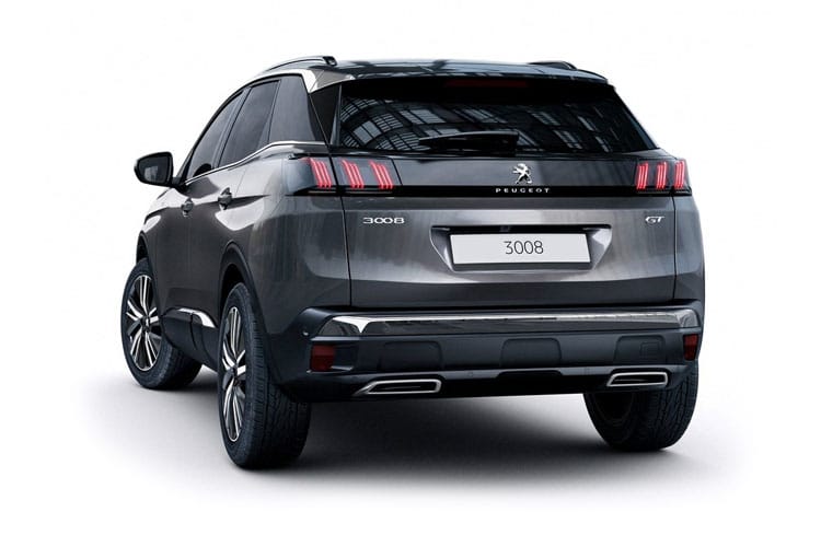 Peugeot 3008 SUV HYBRID 1.6 PHEV 13.2kWh 225PS Active Premium + 5Dr e-EAT [Start Stop] back view