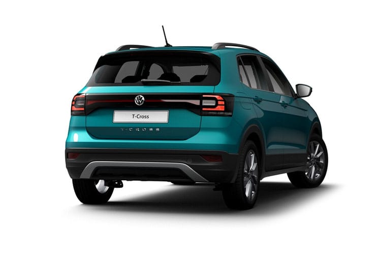Volkswagen T-Cross SUV 1.0 TSI 95PS Match 5Dr Manual [Start Stop] back view