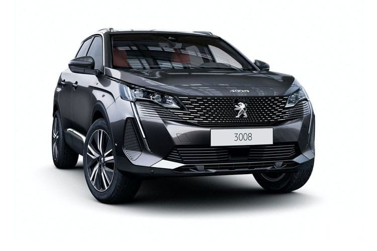 Peugeot 3008 SUV HYBRID 1.6 PHEV 13.2kWh 225PS GT 5Dr e-EAT [Start Stop] front view
